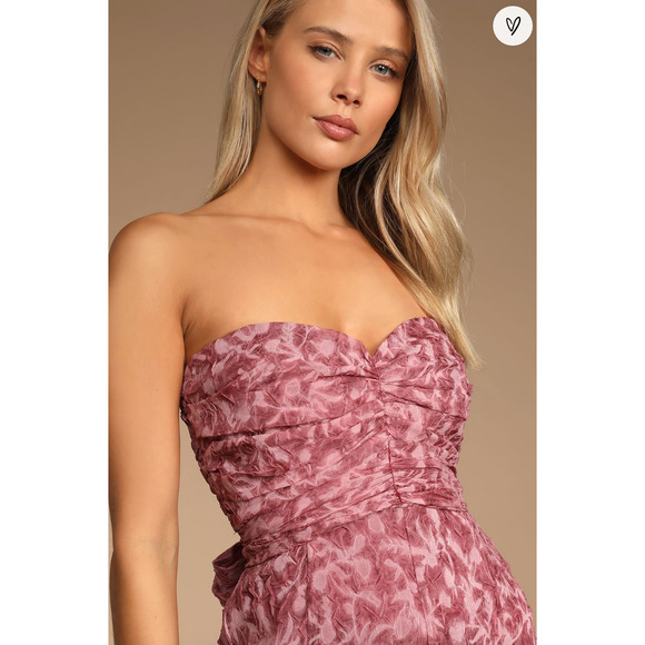 Lulu's Pink Strapless Jumpsuit - Picture 7 of 16